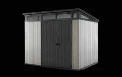 Medium Sheds>Keter Artisan 9x7 Storage Shed - Grey