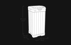 Outdoor Trash Cans|Trash Can Storage Sheds><noscript><img width=
