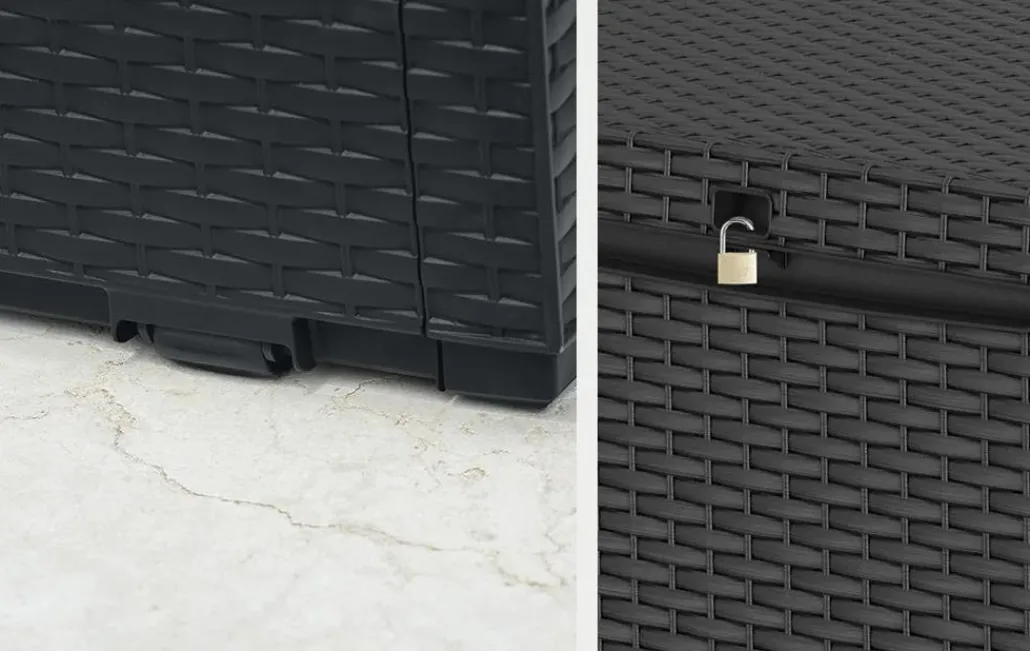 Small Deck Boxes>Keter Capri 80 Gallon Deck Box - Brown