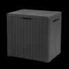 Small Deck Boxes>Keter City Box 30 Gallon Deck Box - Graphite