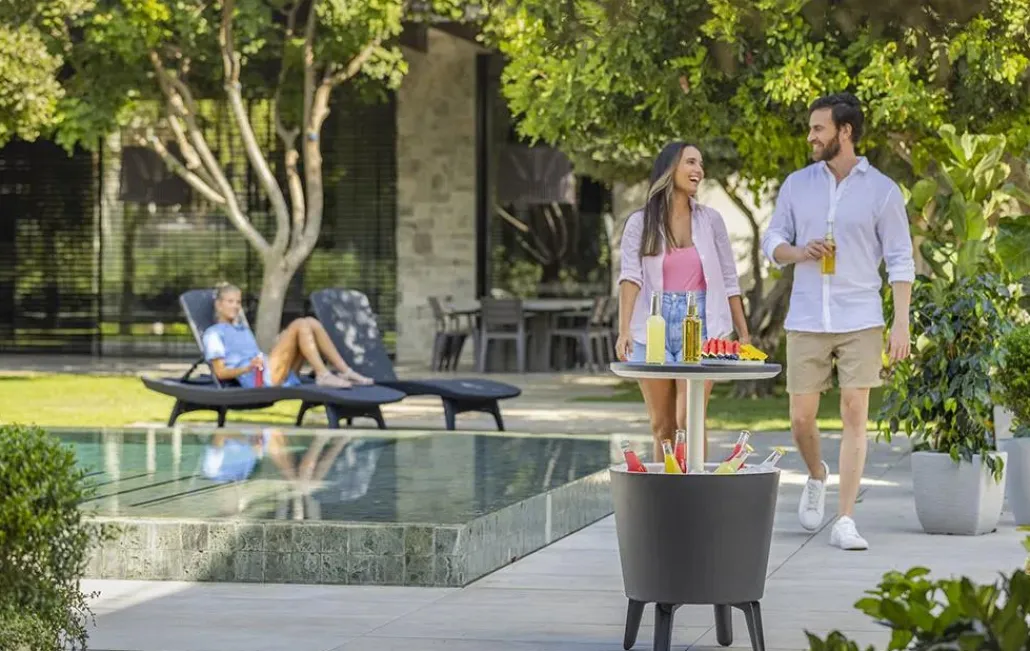 Cool Bars>Keter Classic 7.5 Gallon Cool Bar - Graphite