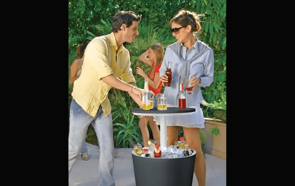 Cool Bars>Keter Classic 7.5 Gallon Cool Bar - Graphite