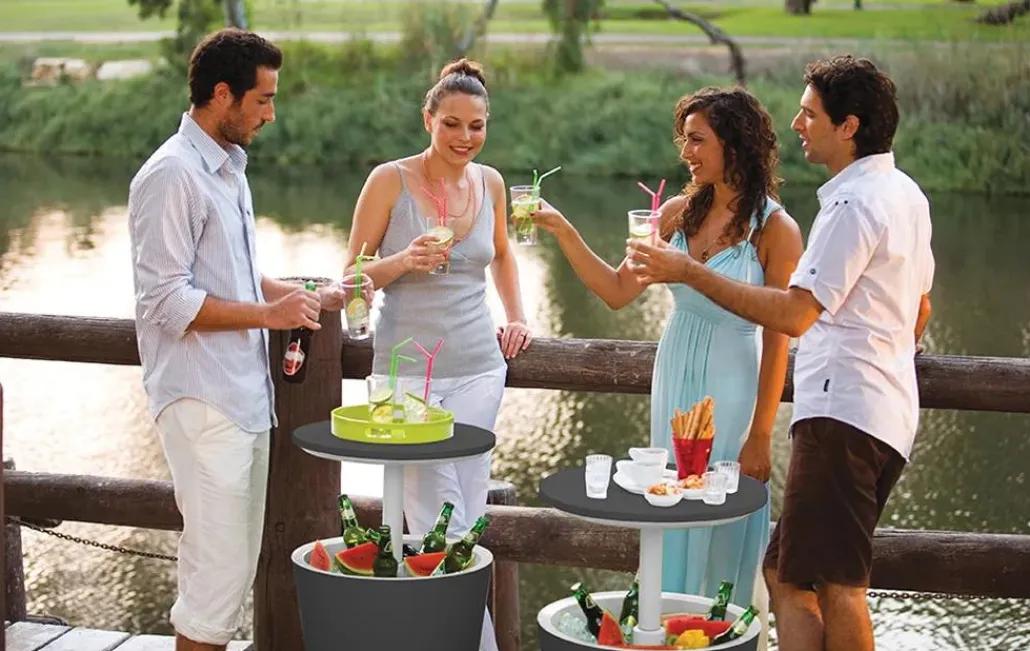 Cool Bars>Keter Classic 7.5 Gallon Cool Bar - Graphite