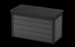 Large Deck Boxes>Keter Cortina 200 Gallon Deck Box - Graphite