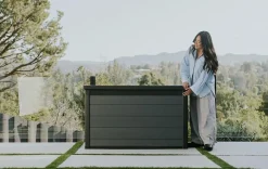 Large Deck Boxes>Keter Cortina 200 Gallon Deck Box - Graphite