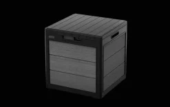 Small Deck Boxes>Keter Cortina 30 Gallon Deck Box - Graphite