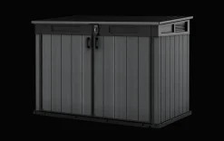 Small Sheds|Trash Can Storage Sheds>Keter Cortina Mega Storage Shed - Graphite