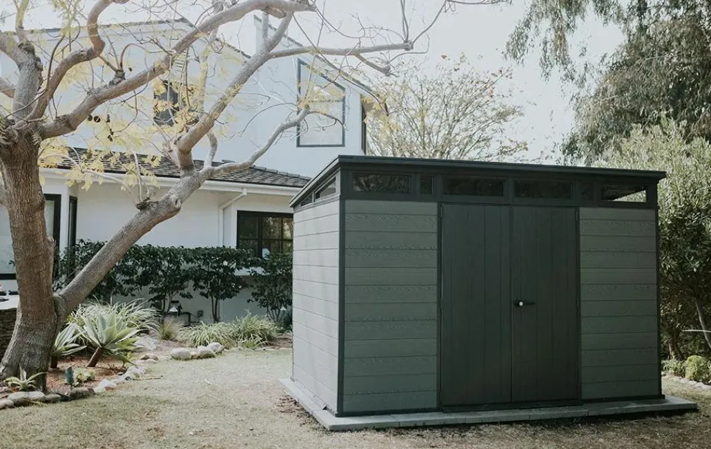 Large Sheds>Keter Cortina 11x7 Storage Shed - Green