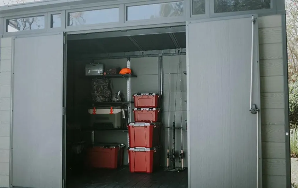 Large Sheds>Keter Cortina 11x7 Storage Shed - Green