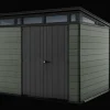 Medium Sheds>Keter Cortina 9x7 Storage Shed - Green