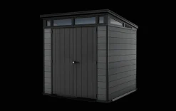 Medium Sheds>Keter Cortina 7x7 Storage Shed - Graphite