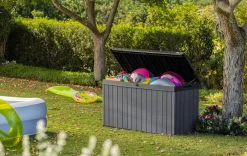 Large Deck Boxes>Keter Darwin 150 Gallon Deck Box - Graphite