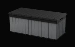 Small Deck Boxes>Keter Darwin 100 Gallon Deck Box - Graphite