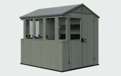 Medium Sheds>Keter Darwin 6x8 Potting Shed - Green