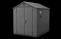 Medium Sheds>Keter Darwin 6x8 Storage Shed - Graphite