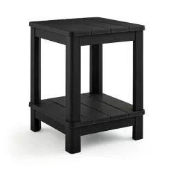 Outdoor Side Tables>Keter Deluxe Adirondack Side Table - Black
