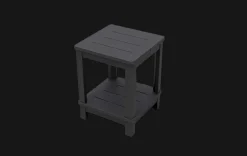 Outdoor Side Tables>Keter Deluxe Adirondack Side Table - Graphite