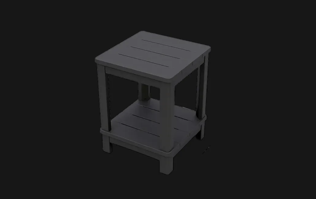 Outdoor Side Tables>Keter Deluxe Adirondack Side Table - Graphite
