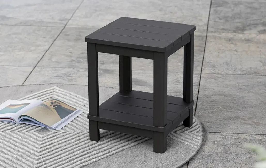 Outdoor Side Tables>Keter Deluxe Adirondack Side Table - Graphite