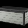 Large Deck Boxes>Keter Denali 150 Gallon Deck Box - Grey