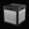 Small Deck Boxes>Keter Denali 30 Gallon Deck Box - Grey