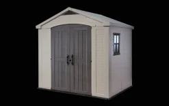 Medium Sheds>Keter Factor 8x6 Storage Shed - Brown