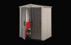 Small Sheds>Keter Factor 6x3 Storage Shed - Brown