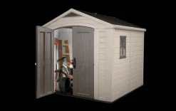 Medium Sheds>Keter Factor 8x8 Storage Shed - Brown