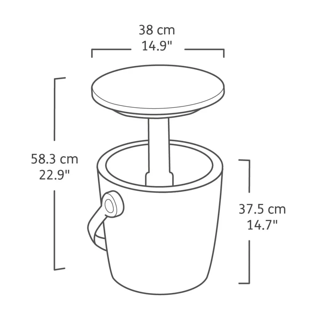 Cool Bars>Keter Go Bar Portable 4.3 Gallon Cooler - Green