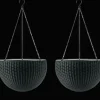 Planters>Keter Hanging Planter Set of 2 - Graphite