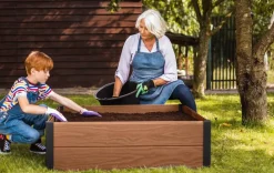 Garden Beds>Keter Maple Raised Garden Bed - Brown