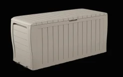 Small Deck Boxes>Keter Marvel 71 Gallon Deck Box - Beige