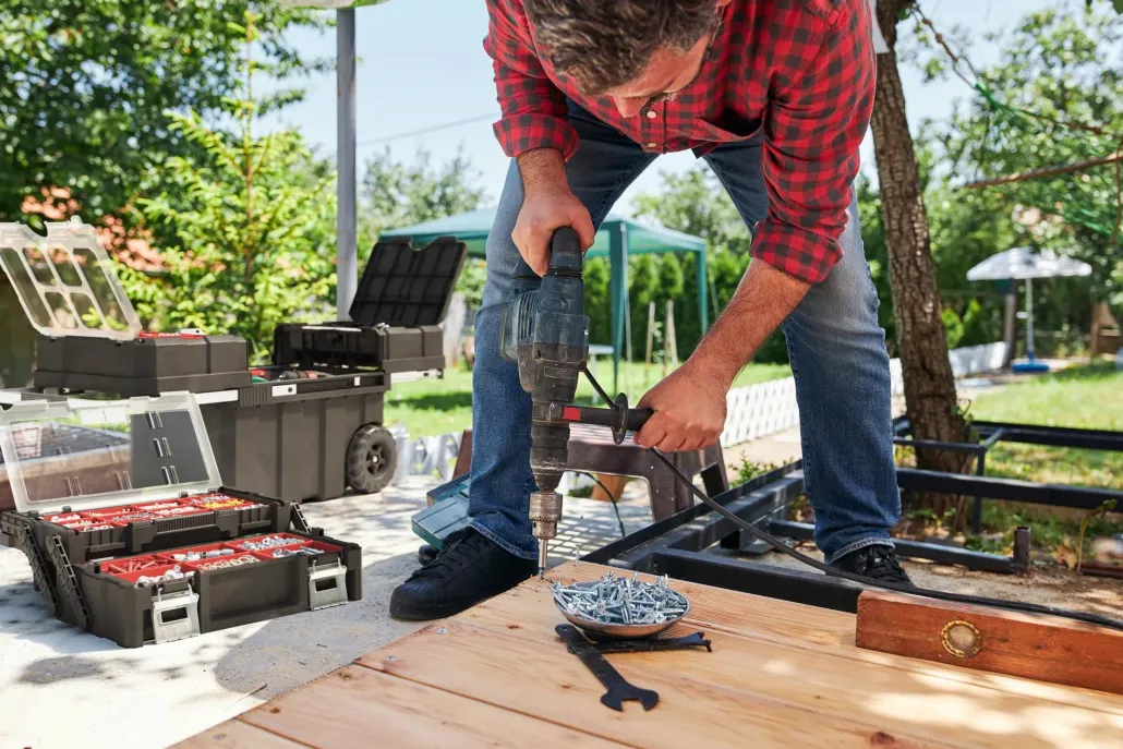 Tool Storage>Keter Masterloader Rolling Tool Box with Cantilever Organizer - Black