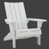 Adirondack Chairs>Keter Modern Adirondack Chair - White