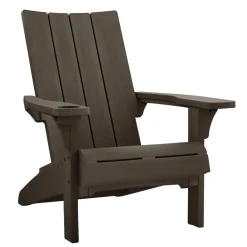 Adirondack Chairs>Keter Modern Adirondack Chair - Brown