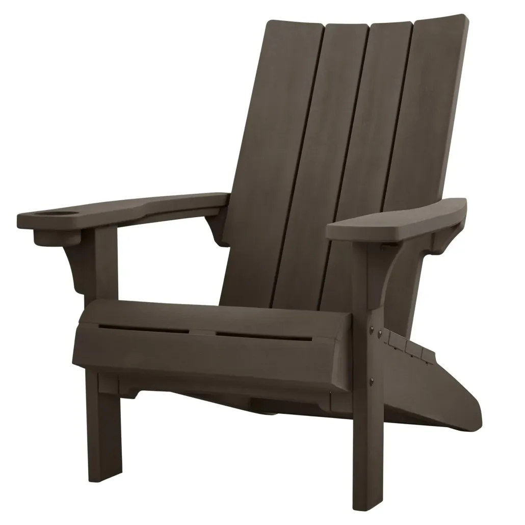 Adirondack Chairs>Keter Modern Adirondack Chair - Brown