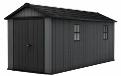 Large Sheds>Keter Newton Plus 7.5x17 Storage Shed - Graphite