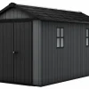 Large Sheds>Keter Newton Plus 7.5x13 Storage Shed - Graphite