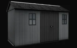 Large Sheds>Keter Newton Plus 7.5x13 Storage Shed - Graphite