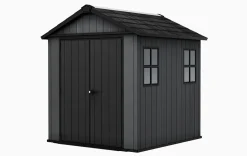 Medium Sheds>Keter Newton Plus 7.5x7 Storage Shed - Graphite