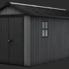 Large Sheds>Keter Newton Plus 7.5x15 Storage Shed - Graphite