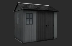 Medium Sheds>Keter Newton Plus 7.5x9 Storage Shed - Graphite