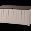 Small Deck Boxes>Keter Novel 90 Gallon Deck Box - Brown