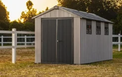 Large Sheds>Keter Oakland 7.5x15 Storage Shed - Grey