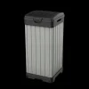 Trash Can Storage Sheds|Outdoor Trash Cans>Keter Rockford Outdoor Trash Can - Grey