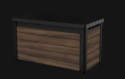 Small Deck Boxes>Keter Signature 100 Gallon Deck Box - Rosewood Brown