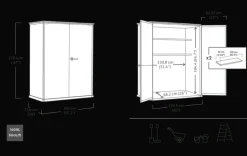 Storage Cabinets & Shelving Units|Vertical Sheds><noscript><img width=