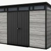 Large Sheds>Keter Signature 11x7 Storage Shed - Storm Grey