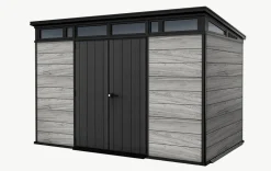 Large Sheds>Keter Signature 11x7 Storage Shed - Storm Grey