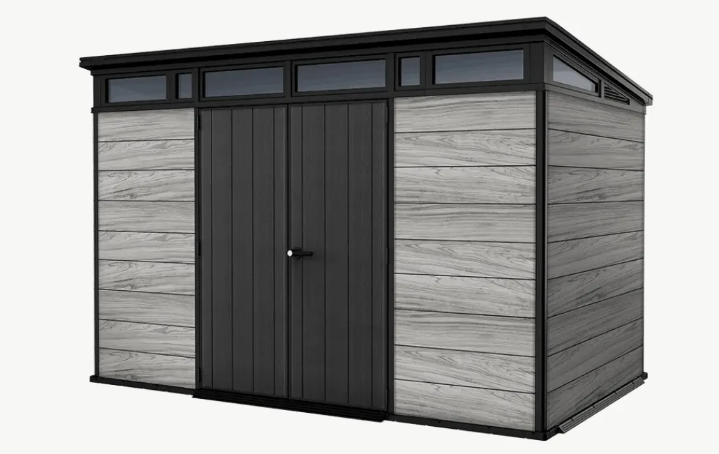 Large Sheds>Keter Signature 11x7 Storage Shed - Storm Grey